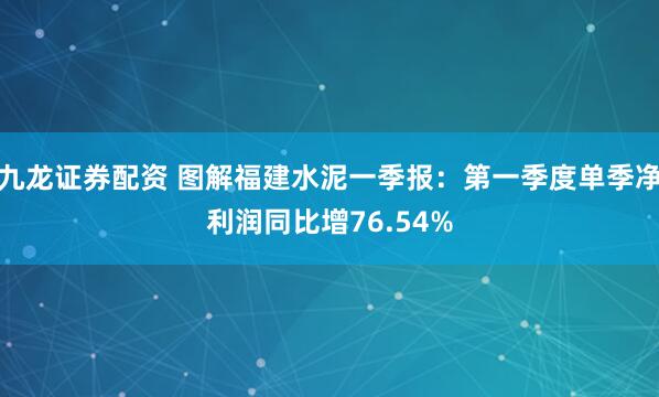 九龙证券配资 图解福建水泥一季报：第一季度单季净利润同比增76.54%